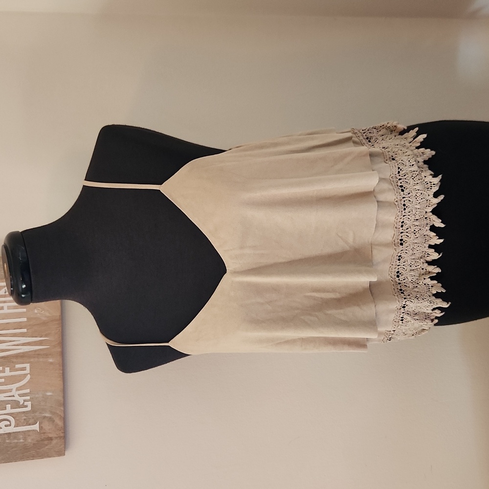 Beige tank